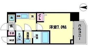 大国町駅 徒歩3分 2階の物件間取画像